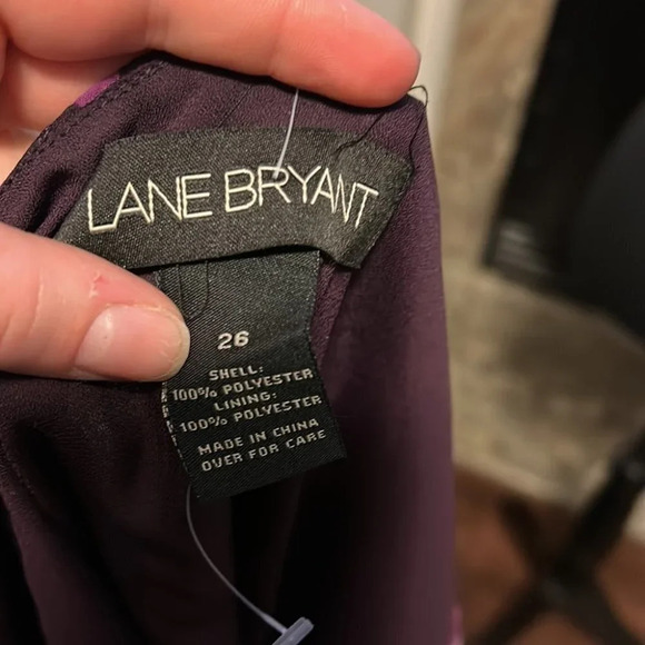 Lane Bryant Purple Floral Tank - Picture 4 of 4